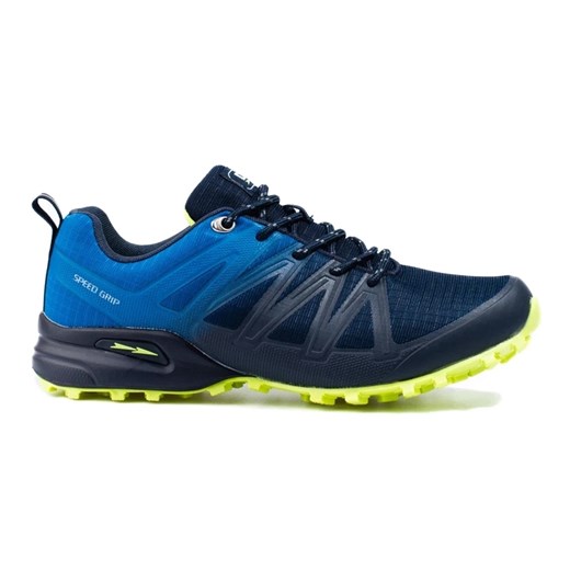 Buty trekkingowe DK niebieskie ze sklepu ButyModne.pl w kategorii Buty trekkingowe męskie - zdjęcie 179184318