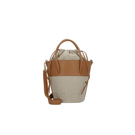 Shopper bag Coccinelle na ramię matowa duża