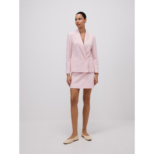 Reserved - Dwurzędowa marynarka - pastelowy róż Reserved M Reserved