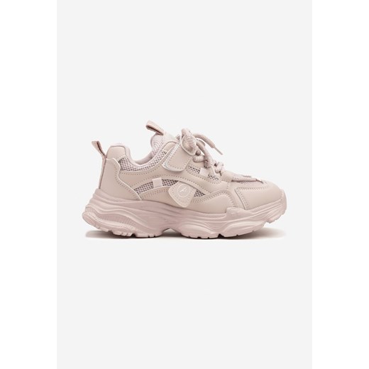 Różowe Buty Sportowe Sneakersy na Grubej Podeszwie w Stylu Streetwearowym Zelriti ze sklepu renee.pl w kategorii Buty sportowe dziecięce - zdjęcie 179191227