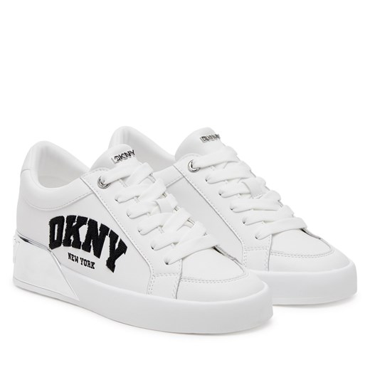 Buty sportowe damskie DKNY sneakersy wiązane 