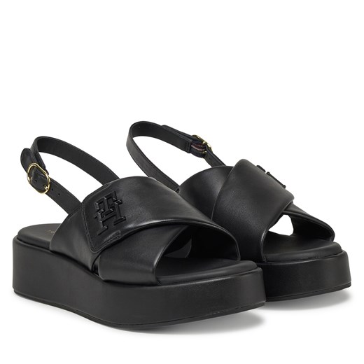 Sandały damskie Tommy Hilfiger casual bez zapięcia 