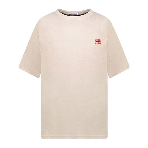 T-shirt męski Geographical Norway bawełniany z krótkim rękawem