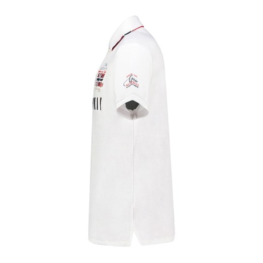 Biały t-shirt męski Geographical Norway