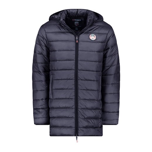 Geographical Norway Płaszcz pikowany &quot;Amigobadge&quot; w kolorze granatowym ze sklepu Limango Polska w kategorii Kurtki męskie - zdjęcie 179200509
