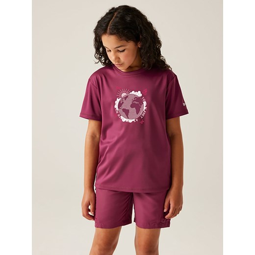Regatta Koszulka sportowa &quot;Alvarado IX&quot; w kolorze fioletowym ze sklepu Limango Polska w kategorii Bluzki dziewczęce - zdjęcie 179200565