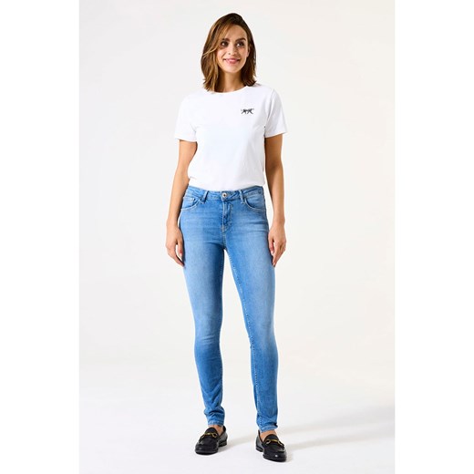 Garcia Dżinsy - Skinny fit - w kolorze niebieskim ze sklepu Limango Polska w kategorii Jeansy damskie - zdjęcie 179201796
