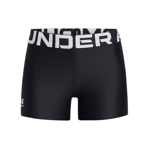 Dziewczęce krótkie legginsy treningowe Under Armour G HeatGear Shorty - czarne ze sklepu Sportstylestory.com w kategorii Spodnie dziewczęce - zdjęcie 179203896
