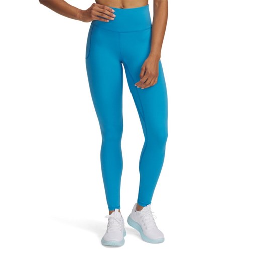 Damskie legginsy treningowe Under Armour Motion Legging Emea - niebieskie ze sklepu Sportstylestory.com w kategorii Spodnie damskie - zdjęcie 179203985