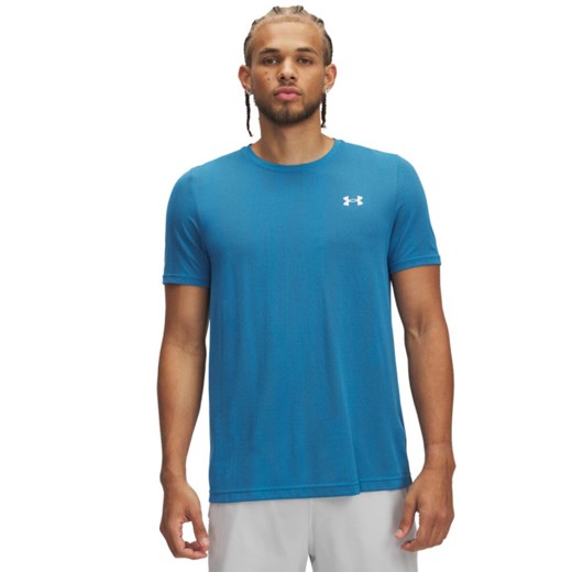 Męska koszulka treningowa Under Armour Vanish Seamless Novelty SS - niebieska ze sklepu Sportstylestory.com w kategorii T-shirty męskie - zdjęcie 179203988