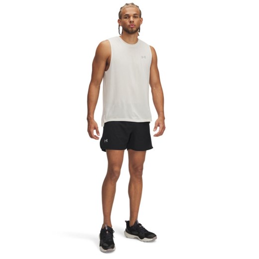 Męskie spodenki do biegania Under Armour UA Trail Run Launch Shorts - czarne ze sklepu Sportstylestory.com w kategorii Spodenki męskie - zdjęcie 179204016