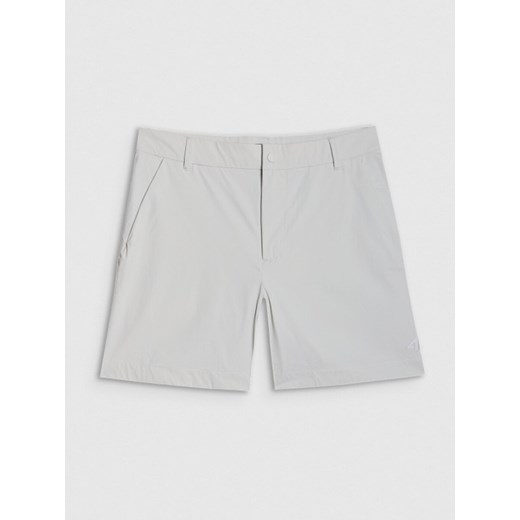 Damskie spodenki trekkingowe 4F 4FWSS25TFSHF0994 - szare ze sklepu Sportstylestory.com w kategorii Szorty - zdjęcie 179204039