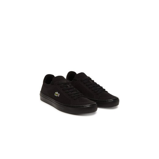 Buty sportowe męskie czarne Lacoste sznurowane 