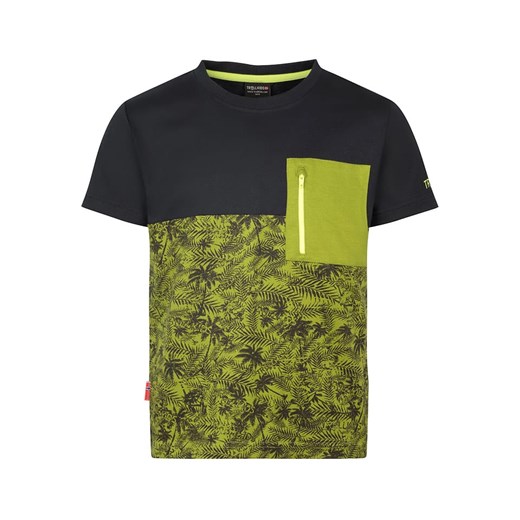 Trollkids Koszulka funkcyjna &quot;Flakstad T&quot; w kolorze oliwkowo-czarnym ze sklepu Limango Polska w kategorii T-shirty chłopięce - zdjęcie 179206636