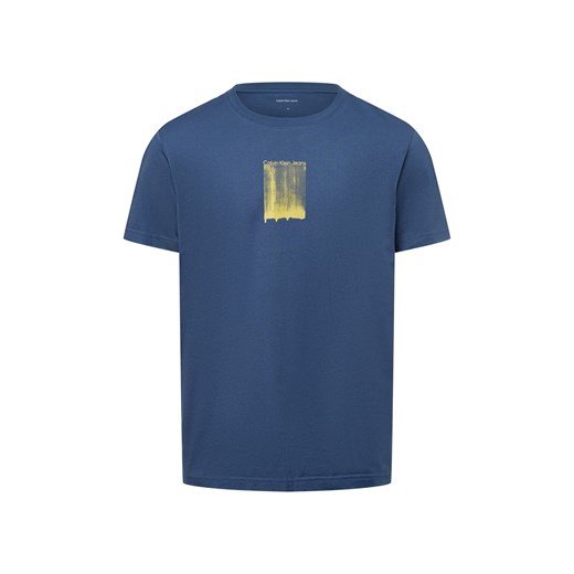 Calvin Klein Jeans Koszulka męska Mężczyźni Bawełna indygo nadruk ze sklepu vangraaf w kategorii T-shirty męskie - zdjęcie 179209795