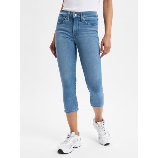 Levi's Dżinsy - 311 Shaping Skinny Capri Kobiety light stone jednolity ze sklepu vangraaf w kategorii Jeansy damskie - zdjęcie 179209847