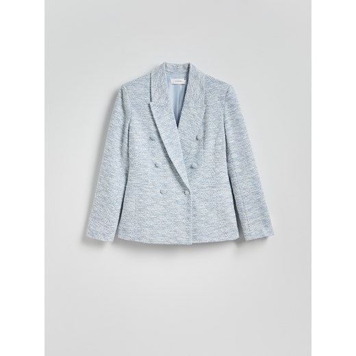 Reserved - Dwurzędowa marynarka - jasnoniebieski Reserved L Reserved