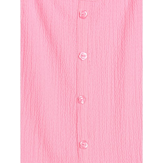 Sinsay - Bluzka na ramiączkach z baskinką - różowy Sinsay 122 Sinsay