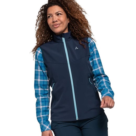 Schöffel Kamizelka softshellowa &quot;Martinau&quot; w kolorze ciemnoniebieskim ze sklepu Limango Polska w kategorii Kamizelki damskie - zdjęcie 179217015