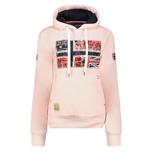 Geographical Norway Bluza &quot;Gpepe2&quot; w kolorze jasnoróżowym ze sklepu Limango Polska w kategorii Bluzy damskie - zdjęcie 179217348