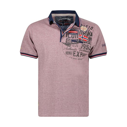 Geographical Norway Koszulka polo &quot;Kollower&quot; w kolorze czerwonym ze sklepu Limango Polska w kategorii T-shirty chłopięce - zdjęcie 179217578