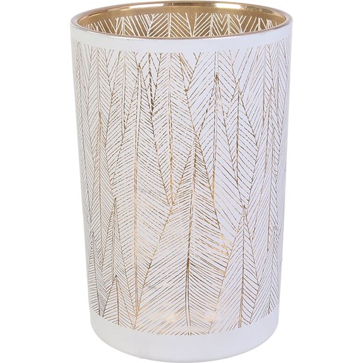 Rétro Chic Wazon "Tauri" w kolorze białym - wys. 20 x Ø 12 cm Rétro Chic onesize okazja Limango Polska