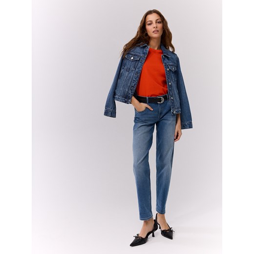 Mohito - Jeansy boyfriend - niebieski ze sklepu Mohito w kategorii Jeansy damskie - zdjęcie 179218095