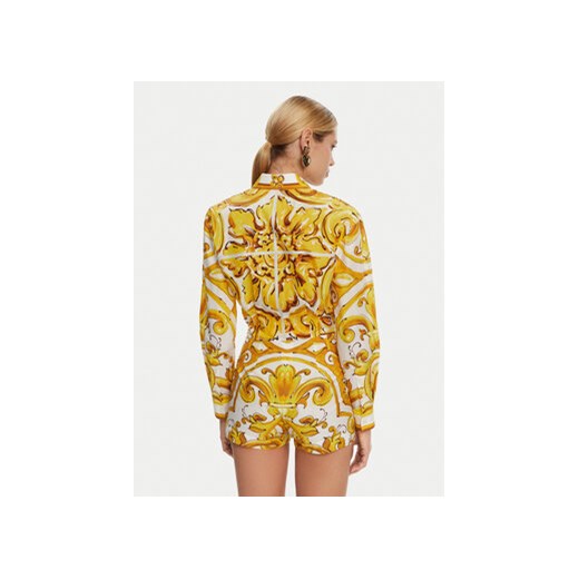 Dolce&Gabbana Koszula F5S65T FI5JK Żółty Regular Fit 38 MODIVO