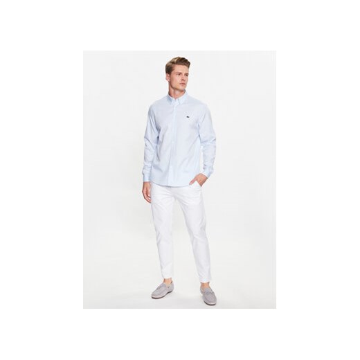 Lacoste Koszula CH2933 Błękitny Regular Fit Lacoste 41 MODIVO