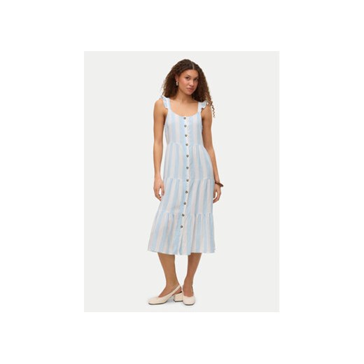 Vero Moda Sukienka letnia Linn 10322614 Błękitny Regular Fit ze sklepu MODIVO w kategorii Sukienki - zdjęcie 179220838