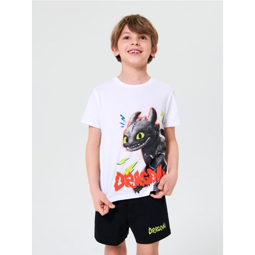 Sinsay - Piżama dwuczęściowa How to train your dragon - biały ze sklepu Sinsay w kategorii Piżamy dziecięce - zdjęcie 179223196