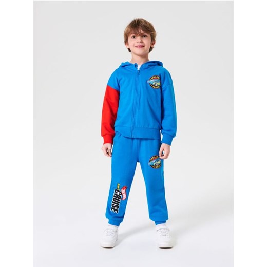 Sinsay - Komplet dzianinowy Hot Wheels - niebieski ze sklepu Sinsay w kategorii Dresy chłopięce - zdjęcie 179223396