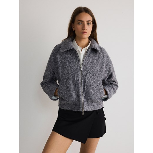 Reserved - Kurtka oversize - jasnoszary ze sklepu Reserved w kategorii Kurtki damskie - zdjęcie 179224768