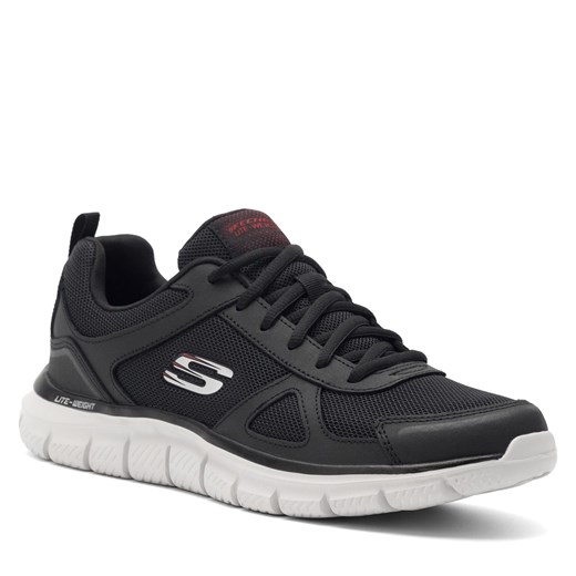 Sneakersy Skechers TRACK SCLORIC 52631 BKRD Czarny Skechers 41 promocyjna cena eobuwie.pl