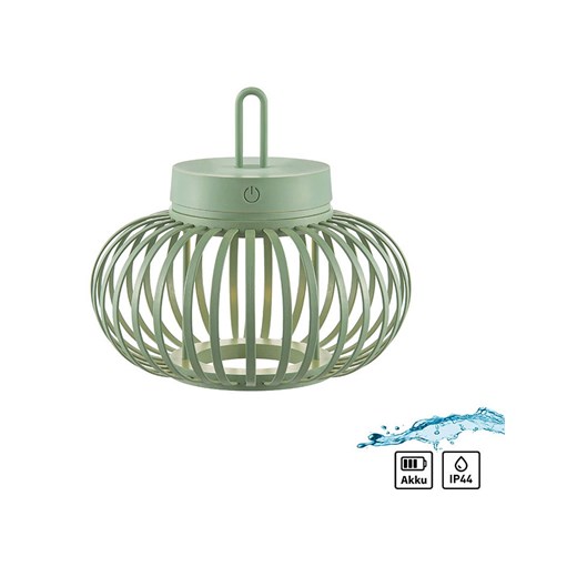 Just Light Lampa wisząca LED &quot;Akuba&quot; w kolorze zielonym - wys. 22 x Ø 25 cm ze sklepu Limango Polska w kategorii Lampy wiszące - zdjęcie 179226115