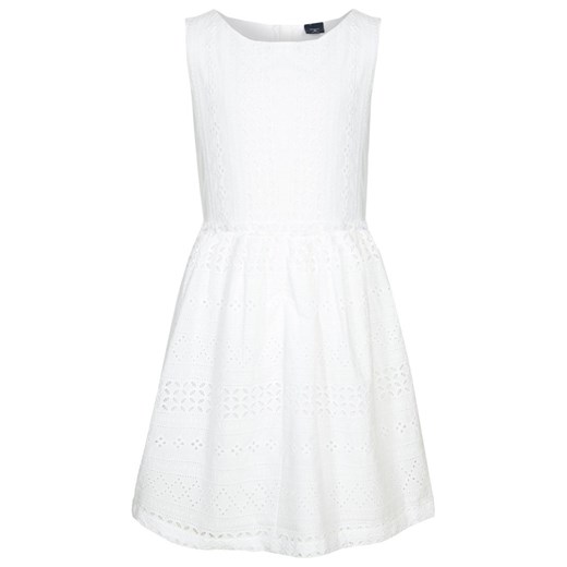 GAP Sukienka letnia optic white zalando bialy abstrakcyjne wzory