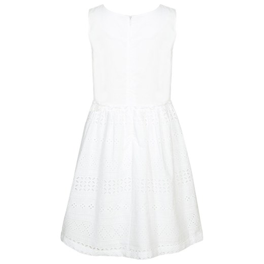 GAP Sukienka letnia optic white zalando bialy bez wzorów/nadruków
