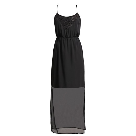 Vero Moda VMSU Długa sukienka black zalando szary abstrakcyjne wzory