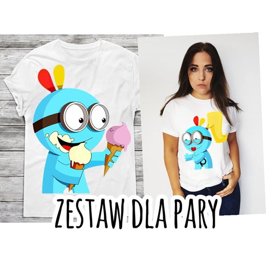 Zestaw koszulek dla pary ze sklepu Time For Fashion w kategorii Bluzki damskie - zdjęcie 179229928