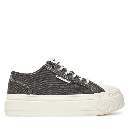 Sneakersy Tommy Jeans Tjw Foxing Flatform Lc EN0EN02736 Czarny Tommy Jeans 37 eobuwie.pl
