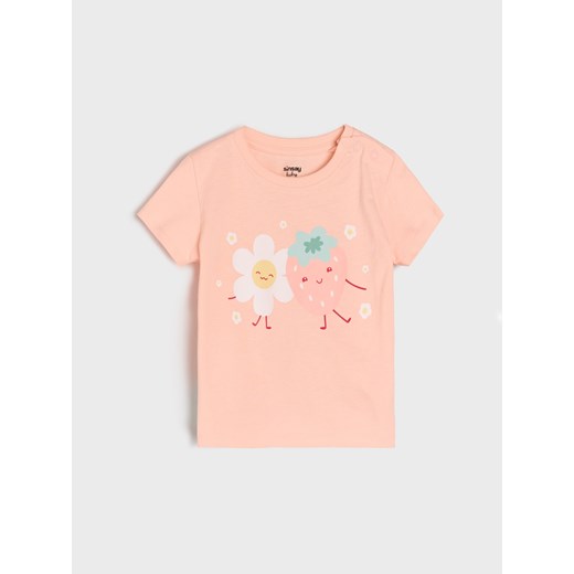 Sinsay - Piżama dwuczęściowa - pomarańczowy Sinsay 92 Sinsay