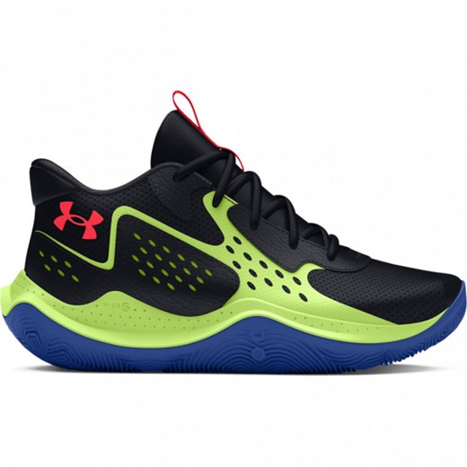Dziecięce buty do koszykówki Under Armour UA GS JET '23 - czarne ze sklepu Sportstylestory.com w kategorii Buty sportowe dziecięce - zdjęcie 179231759