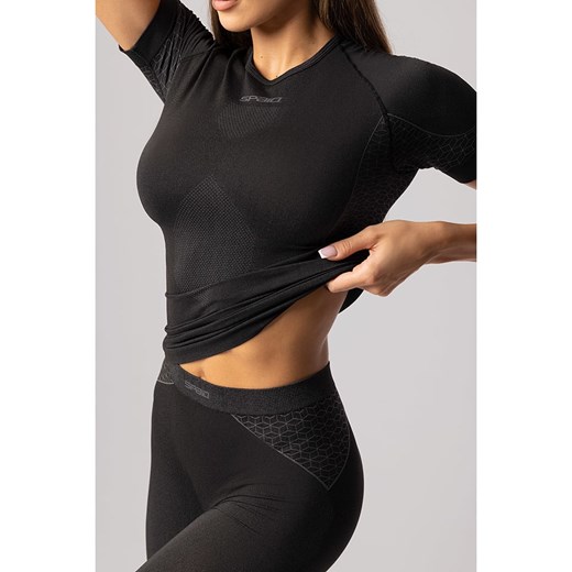 Spaio Koszulka sportowa &quot;Breeze&quot; w kolorze czarnym Spaio L Limango Polska okazja