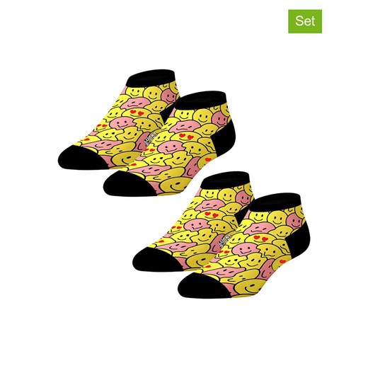 Lucky Socks Skarpety (2 pary) w kolorze żółto-czarnym ze sklepu Limango Polska w kategorii Skarpetki męskie - zdjęcie 179232977