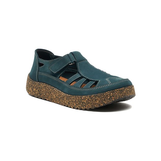 Comfortfusse Skórzane slippersy w kolorze morskim ze sklepu Limango Polska w kategorii Półbuty damskie - zdjęcie 179233339