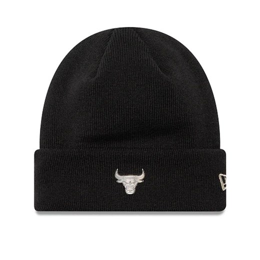 Czapka unisex New Era Metallic Beanie Chicago Bulls 60565216 - czarna ze sklepu streetstyle24.pl w kategorii Czapki zimowe męskie - zdjęcie 179233445
