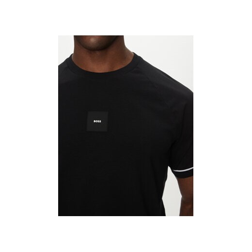 T-shirt męski czarny BOSS HUGO z krótkim rękawem