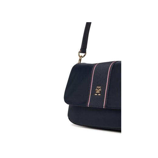Tommy Hilfiger Torebka Poppy Conv. Crossover Corp AW0AW17168 Granatowy Tommy Hilfiger uniwersalny MODIVO
