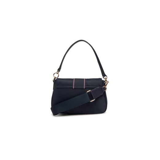 Tommy Hilfiger Torebka Poppy Conv. Crossover Corp AW0AW17168 Granatowy Tommy Hilfiger uniwersalny MODIVO