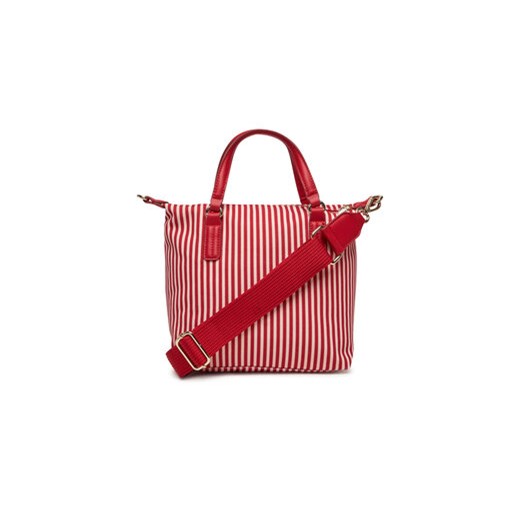 Tommy Hilfiger Torebka Poppy Summer Small Tote AW0AW17202 Czerwony Tommy Hilfiger uniwersalny MODIVO